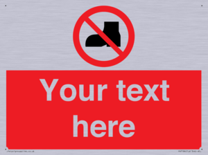 Custom No outdoor footwear